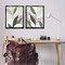 Stupell Industries Neutral Leaf Shapes 2pc Floating Frame Set Design by June Erica Vess